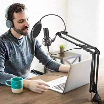 Affordable Adjustable Mic Stand for Streamers and Gamers