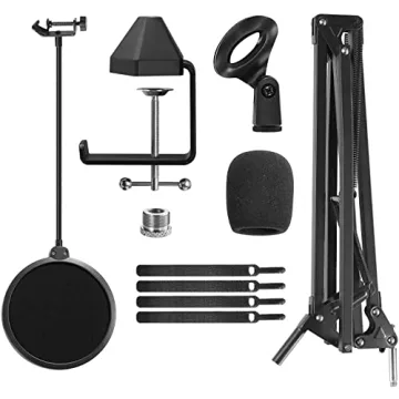 Affordable Adjustable Mic Stand for Streamers and Gamers