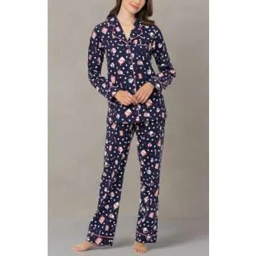 PajamaGram Womens Winter Pajamas - Stylish Comfort and Warmth