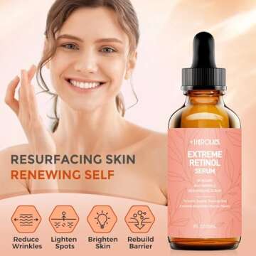 Retinol Serum 2.5% with B5, Vitamin C & E for Radiant Skin