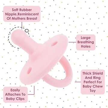 Sweet Child Silicone Pacifiers – Safe and Stylish for Babies