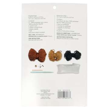 Crochet Highland Cow Amigurumi Kit - Intermediate Craft Kit