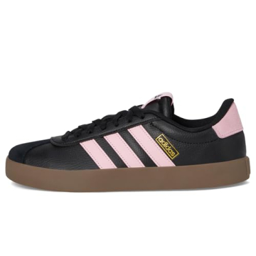 Adidas Women's VL Court 3.0 Sneakers - Black/Gold