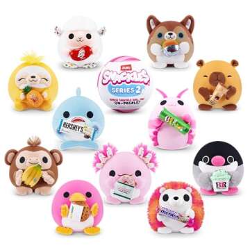 Snackles Series 2 Mystery Plush with Real Licensed Snacks
