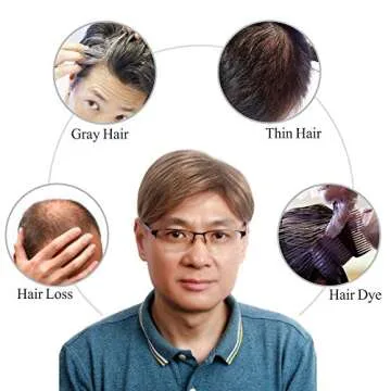 Fun Hair Toupee for Men - Premium Clip-in Hair Accessory