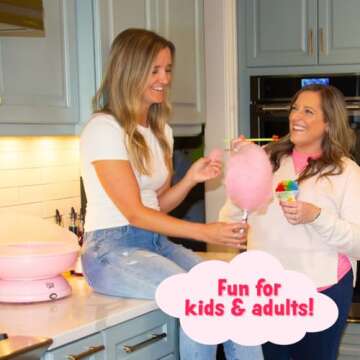 Cotton Candy Express Floss Sugar Variety Pack with 3 - 11oz Plastic Jars of Cherry, Blue Raspberry & Grape Flossing Sugars Plus 50 Paper Cotton Candy Cones