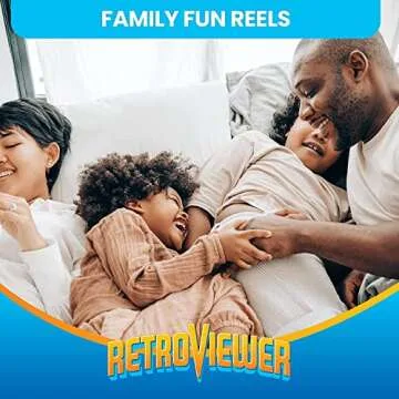 IMAGE3D Custom Viewfinder Reel Plus RetroViewer - for Kids, & Adults, Classic Toys, Slide Viewer, Retro, Vintage, May Work in Old Toys (Red)