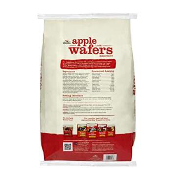 Manna Pro Apple Wafers - Treats for Horses - Packed with Vitamins & Minerals - Apple Flavored Horse ...