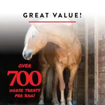 Manna Pro Apple Wafers - Treats for Horses - Packed with Vitamins & Minerals - Apple Flavored Horse Treats - 20 Pounds