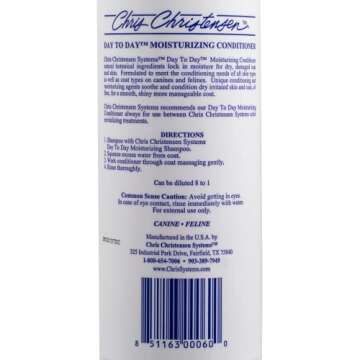 Chris Christensen Dog Conditioner - Ultra Concentrated 16oz