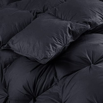 Luxurious California King Down Comforter with Pinch Pleat Design