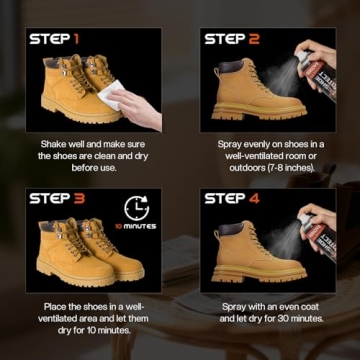 BERIOVE Protect Shoe Spray - Ultimate Waterproof Protection for Shoes