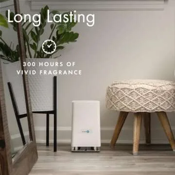 ScentAir Whisper Home | Diffuser Machine, Scents up to 800 Sq. Ft Room, Compatible with Alexa & Google, WiFi & Bluetooth Enabled, Cartridge Sold Separately, White