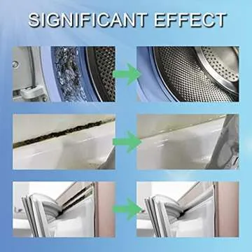 Sugelary Home Remover Gel, 10 Fl Oz Household Cleaner Gel for Washing Machine, Refrigerator Strips, Grout Cleaner for Tiles Grout Sealant Bathroom Kitchen Sinks Cleaning