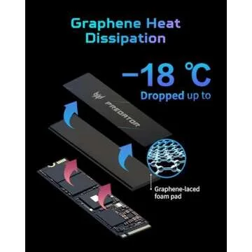 Predator M.2 SSD 4TB GM7000 with DRAM Cache NVMe 1.4 2280 PCIe Gen4×4 Ultra high Speed (Maximum Read: 7400MB/s, max Write: 6700MB/s) 3D NAND TLC Internal SSD Compatible with PS5 Pro - BL.9BWWR.107