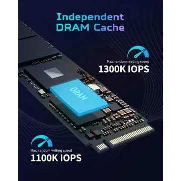 Predator M.2 SSD 4TB GM7000 with DRAM Cache NVMe 1.4 2280 PCIe Gen4×4 Ultra high Speed (Maximum Read: 7400MB/s, max Write: 6700MB/s) 3D NAND TLC Internal SSD Compatible with PS5 Pro - BL.9BWWR.107