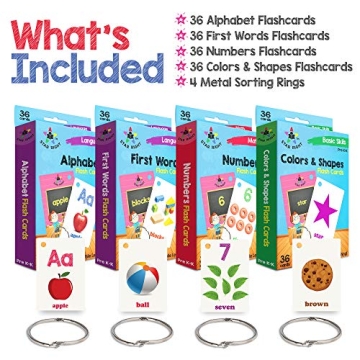 Star Right Words Flash Cards for Early Learning Ages 3-7