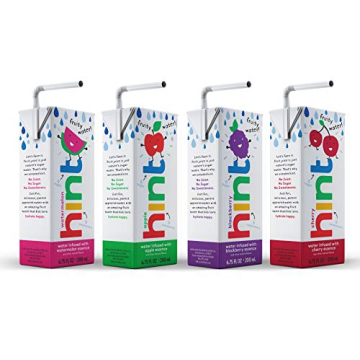 Hint Kids Water Variety Pack (32-Box) - Cherry, Watermelon, Apple, Blackberry, Zero Sugar