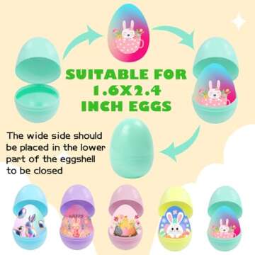 Asekonc Easter Basket Stuffers - 60 Unique Tokens