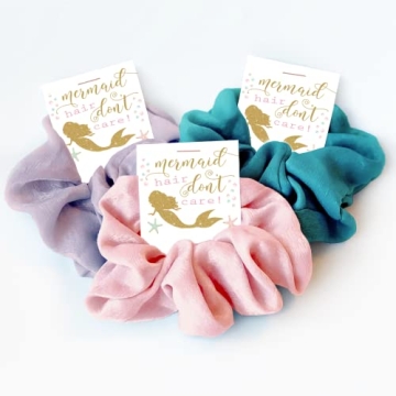 Mermaid Scrunchies - Perfect Party Favors for All Ages