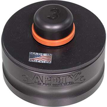 APDTY 150001 Jack Lift Point Pad Adapter Fits Tesla Model 3 Protects Battery & Paint (Sold Individually; Purchase 1 For Use With A Floor Jack, Purchase 4 For Use On A Professional Vehicle Lift)