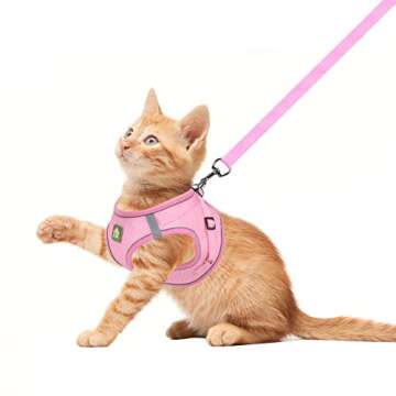 FEimaX Dog Harness and Leash Set, No Pull Breathable Soft Mesh Puppy Vest Harness Reflective Adjusta...