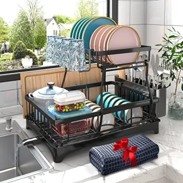 Godboat Dish Drying Rack for Efficient Kitchen Organization