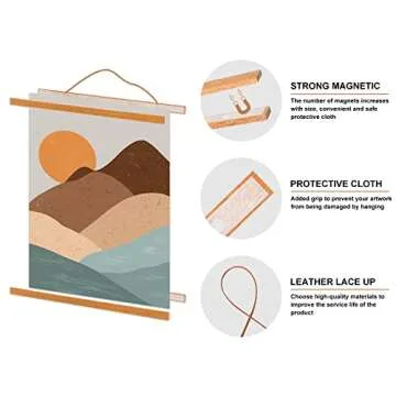 Benjia Magnetic Poster Frame for Easy Wall Art Display