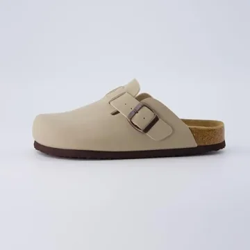 Vegan Suede Hana Womens Clogs with Arch Support