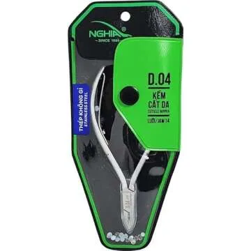 Nghia Professional Stainless Steel Cuticle Nippers C-05 (D-04) Jaw 14 Osimihome Cuticle Cutter Trimm...