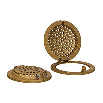 Cast Bronze Round Strainer 2"