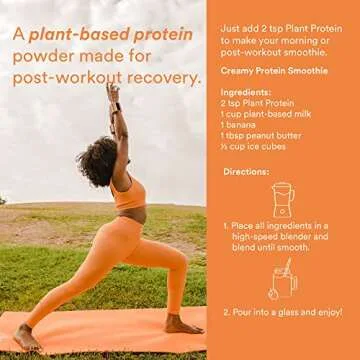 Organic Plant Protein Powder for Muscle Growth and Recovery