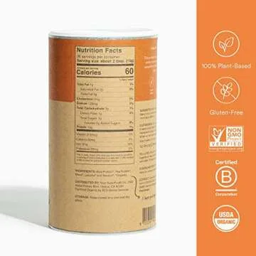 Organic Plant Protein Powder for Muscle Growth and Recovery