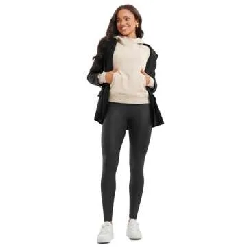 CRZ YOGA Butterluxe Faux Leather Leggings for Women's Activewear