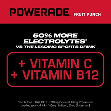 Powerade Fruit Punch Electrolyte Sports Drink 8-Pack