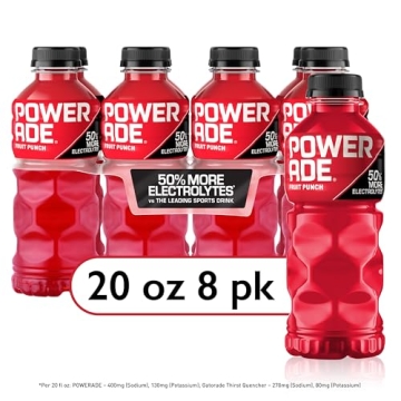 Powerade Fruit Punch Electrolyte Sports Drink 8-Pack
