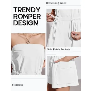 SySea Women's Summer Strapless Romper for Stylish Comfort