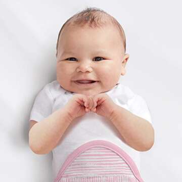 SwaddleMe Natural Position 2-in-1 Swaddle with Easy Change Zipper - Size Small/Medium, 0-3 Months, 1...