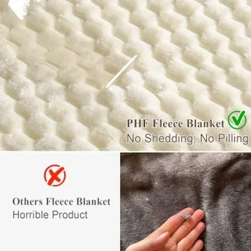 PHF Ultra Soft Flannel Fleece Blanket for Stylish Comfort