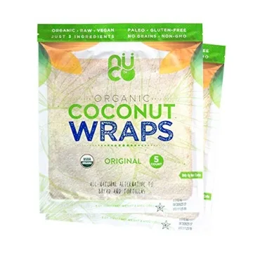 Healthy NUCO Coconut Wraps - Gluten Free and Vegan