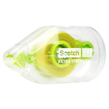 Scotch Adhesive Dot Roller Value Pack .31 in x 49 ft 4 Pack Great for Home Office and School Projects (6055BNS)