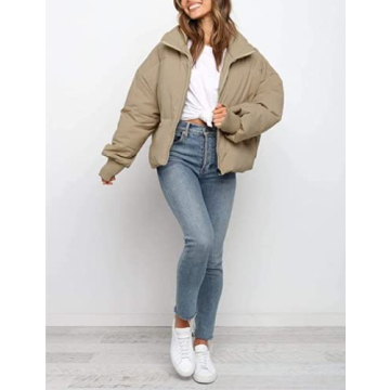 InterNos Women's Fashionable Winter Puffer Jacket