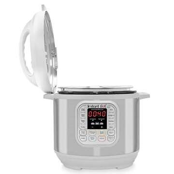 Instant Pot Duo 7-in-1 Electric Pressure Cooker, Slow Cooker, Rice Cooker, Steamer, Saute, Yogurt Maker, and Warmer|6 Quart|White|11 One-Touch Programs, 6-QT