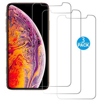 Ailun Screen Protector for iPhone 11 Pro Max/iPhone Xs Max 3 Pack 6.5 Inch 2019/2018 Release Case Fr...