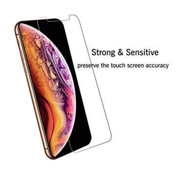 Ailun Screen Protector for iPhone 11 Pro Max/iPhone Xs Max 3 Pack 6.5 Inch 2019/2018 Release Case Friendly Tempered Glass