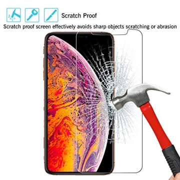 Ailun Screen Protector for iPhone 11 Pro Max/iPhone Xs Max 3 Pack 6.5 Inch 2019/2018 Release Case Friendly Tempered Glass