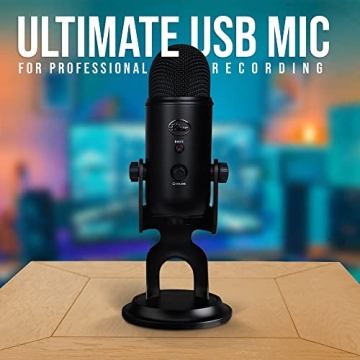 Blue Yeti Microphone Bundle for High-Quality Audio