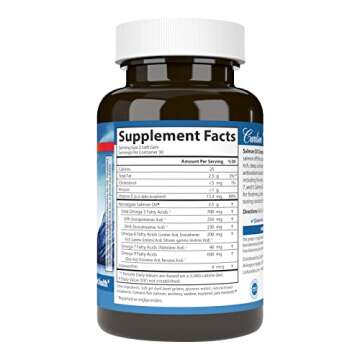 Carlson Salmon Oil Complete - 700 mg Omega-3s + Astaxanthin for Cardiovascular Support