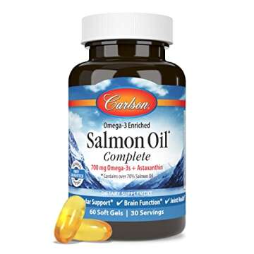 Carlson Salmon Oil Complete for Heart and Brain Health