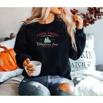 Givesmiles Personalized Christmas Sweatshirt for All